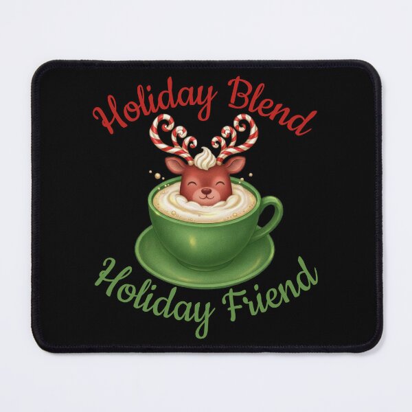 Item preview, Christmas Reindeer Coffee Latte Art Holiday Blend Holiday Friend designed and sold by TheTrendsDesk.
