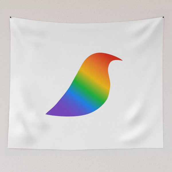 Item preview, Rainbow Bird - Freedom Pride Merch LGBTQIA designed and sold by Inspirationmotivation.