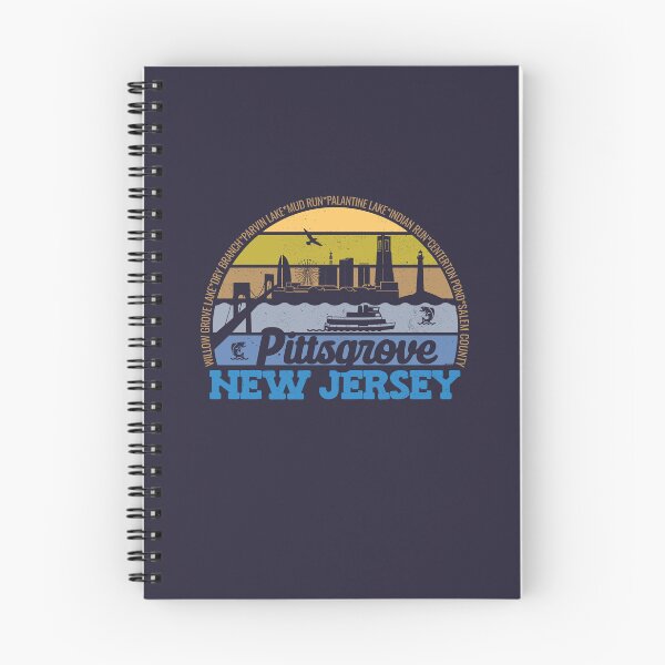 Item preview, Pittsgrove New Jersey Sunset Retro Vintage Local Pride Logo designed and sold by CRHPOD20.