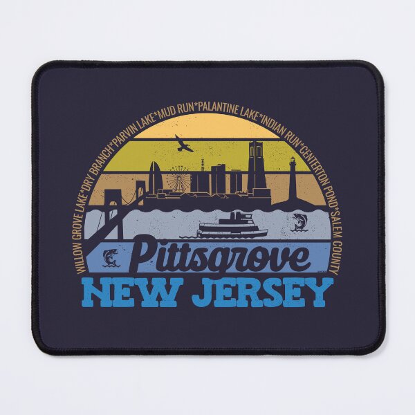 Item preview, Pittsgrove New Jersey Sunset Retro Vintage Local Pride Logo designed and sold by CRHPOD20.