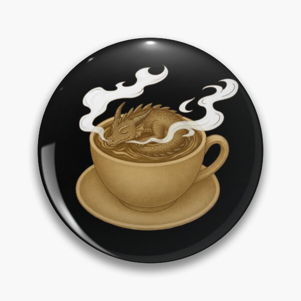 Item preview, Coffee Art Sleeping Coffee Dragon Latte Art Design designed and sold by TheTrendsDesk.