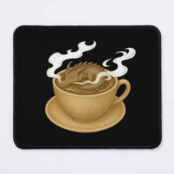 Item preview, Coffee Art Sleeping Coffee Dragon Latte Art Design designed and sold by TheTrendsDesk.