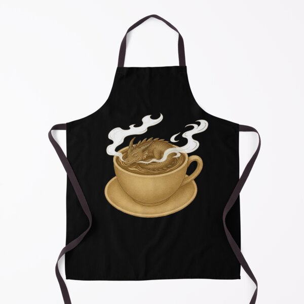 Item preview, Coffee Art Sleeping Coffee Dragon Latte Art Design designed and sold by TheTrendsDesk.