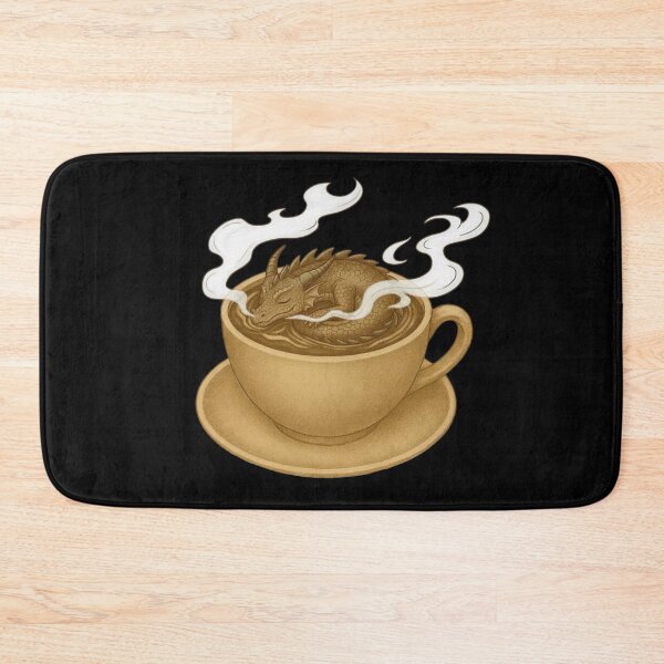 Item preview, Coffee Art Sleeping Coffee Dragon Latte Art Design designed and sold by TheTrendsDesk.
