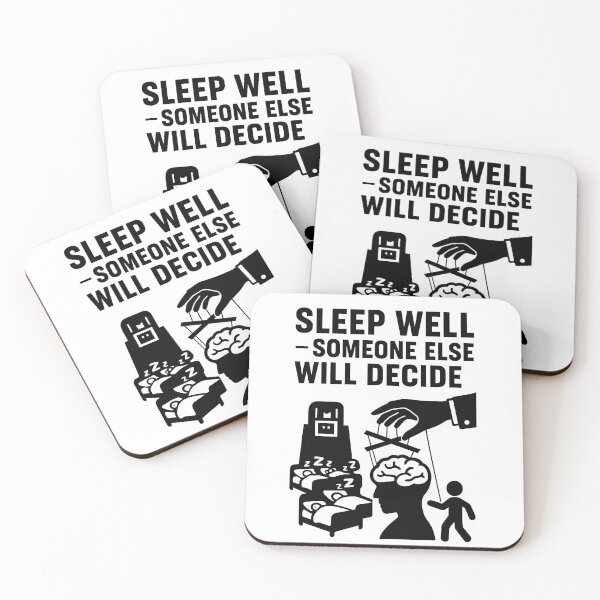 Item preview, Sleep Well — Someone Else Will Decide | Sleeping Society  designed and sold by Les-Ink-Studio.