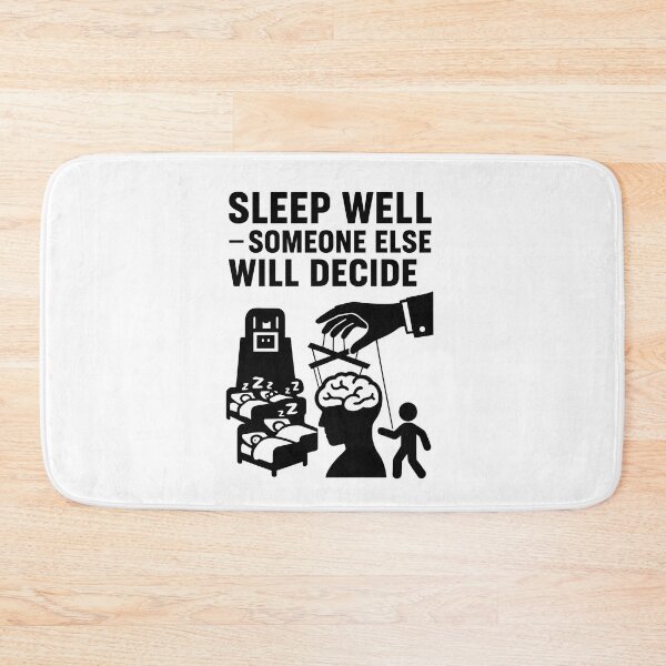 Item preview, Sleep Well — Someone Else Will Decide | Sleeping Society  designed and sold by Les-Ink-Studio.