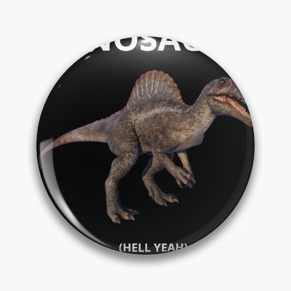 Item preview, Spinosaurus Hell Yeah Shirt – Funny Dino Meme T-Shirt, Men's Humor, Prehistoric Vibes designed and sold by Fiebertraum Fashion.