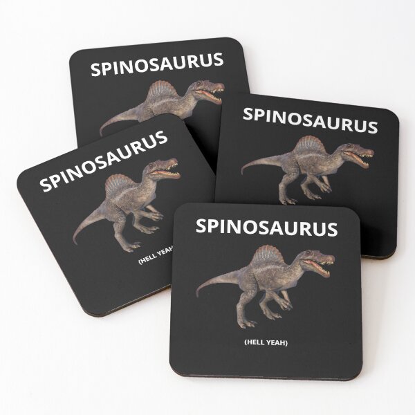 Item preview, Spinosaurus Hell Yeah Shirt – Funny Dino Meme T-Shirt, Men's Humor, Prehistoric Vibes designed and sold by Fiebertraum Fashion.