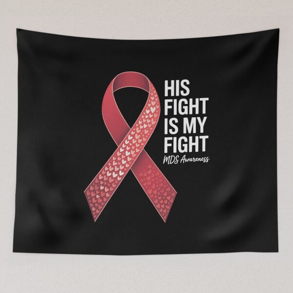 Item preview, His Fight Is My Fight Myelodysplastic Syndrome MDS Awareness designed and sold by VENOM0RIOT.