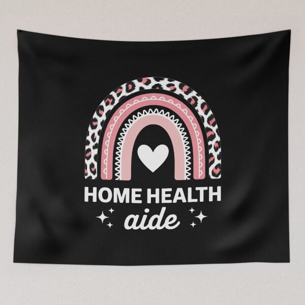 Item preview, HHA Home Health Aide Healthcare Appreciation Leopard Rainbow designed and sold by VENOM0RIOT.