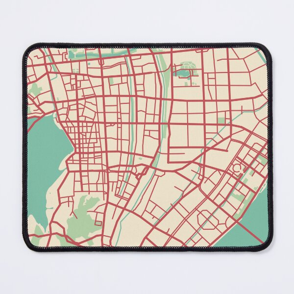 Item preview, Hangzhou Map (China)  designed and sold by MapsByLeo.
