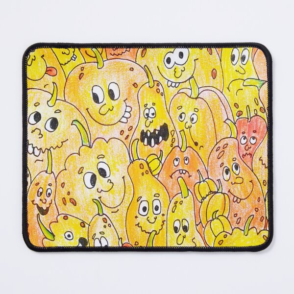 Item preview, Halloween pumpkins in doodle style designed and sold by CuteYetty.