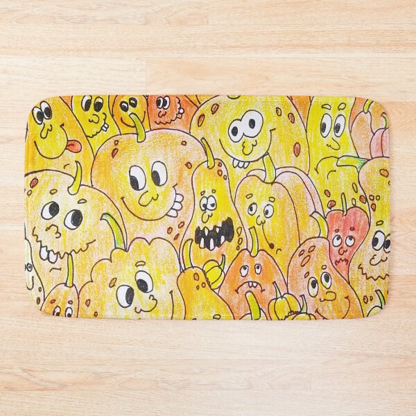 Item preview, Halloween pumpkins in doodle style designed and sold by CuteYetty.