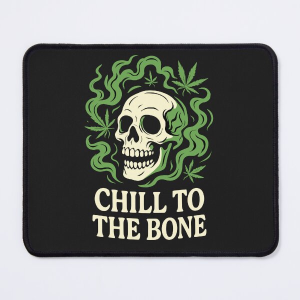 Item preview, Chill to the Bone – Relaxed Skull designed and sold by Wear The Sound.