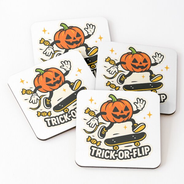 Item preview, Trick-or-Flip — Pumpkin Head Skater designed and sold by Cheerioza.