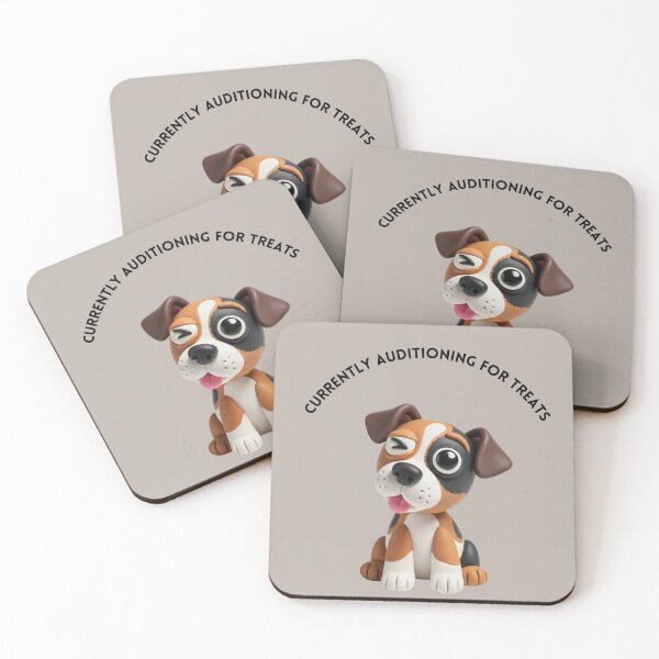 Item preview, Auditioning for Treats Claymation Dog Graphic designed and sold by April-Friends.