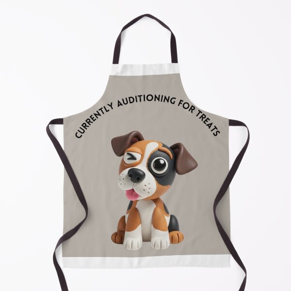Item preview, Auditioning for Treats Claymation Dog Graphic designed and sold by April-Friends.