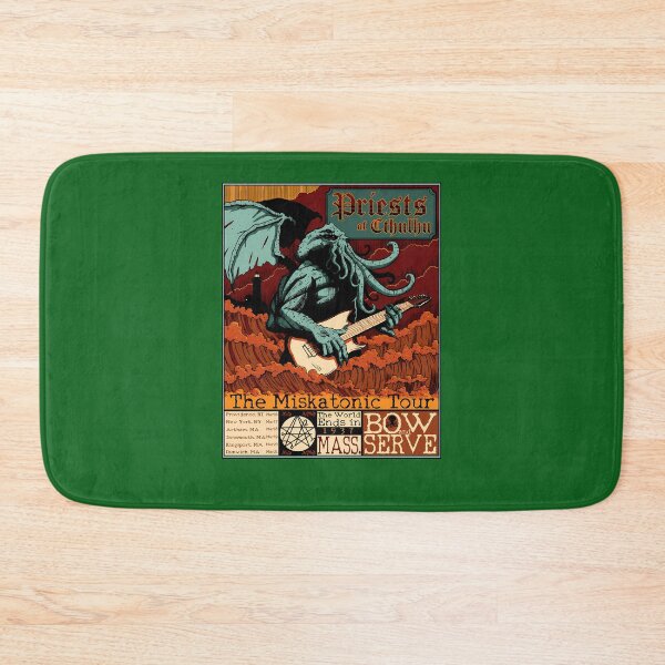 Item preview, -Cthulhu-Miskatonic-Rock-Metal-Music-Tour-Cosmic-Horror-Warm-Colors designed and sold by Elecinson45.