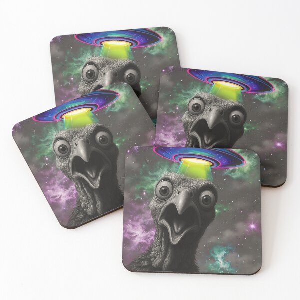 Item preview, Turkey UFO selfie in space designed and sold by EdgeDrip.