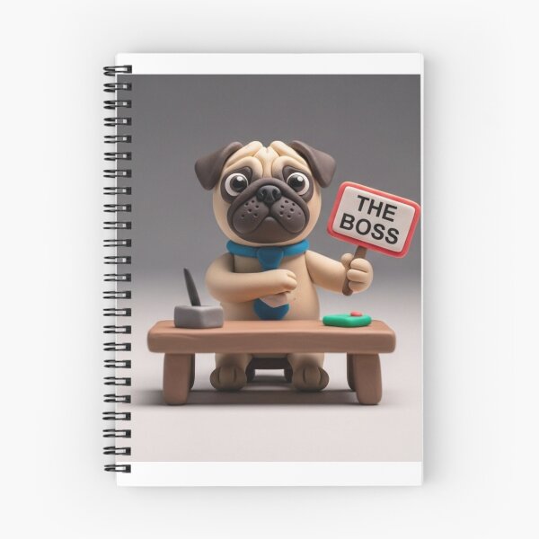 Item preview, The Boss Dog: I Just Work Here Claymation Tee designed and sold by April-Friends.