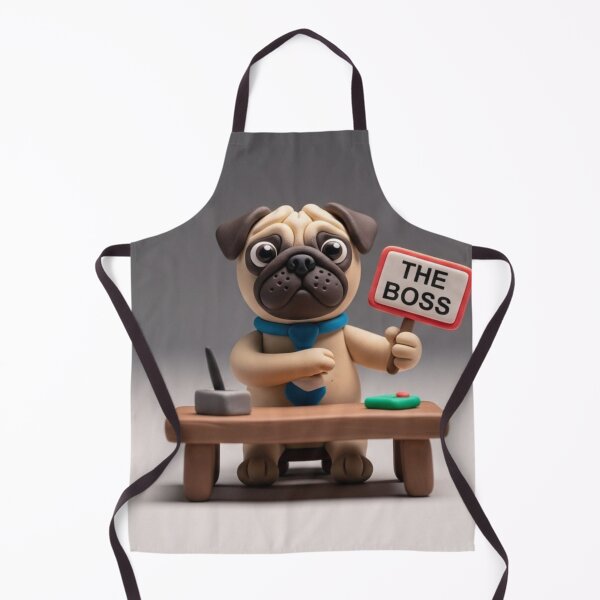 Item preview, The Boss Dog: I Just Work Here Claymation Tee designed and sold by April-Friends.