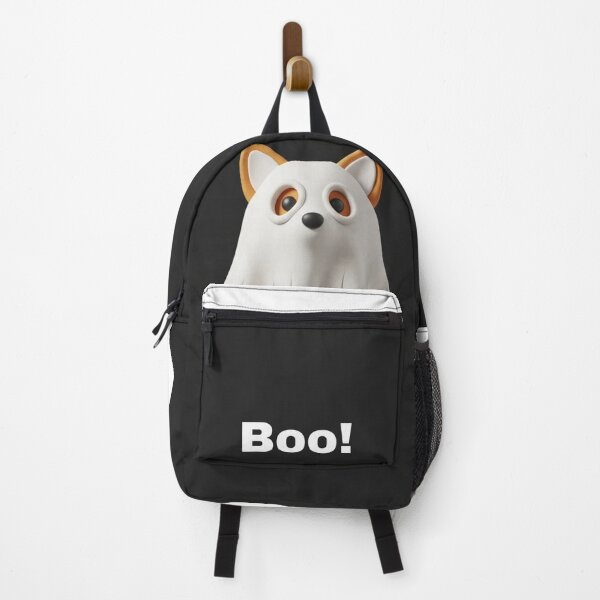 Item preview, "Boo!" The Ghostly Corgi Claymation Halloween designed and sold by April-Friends.
