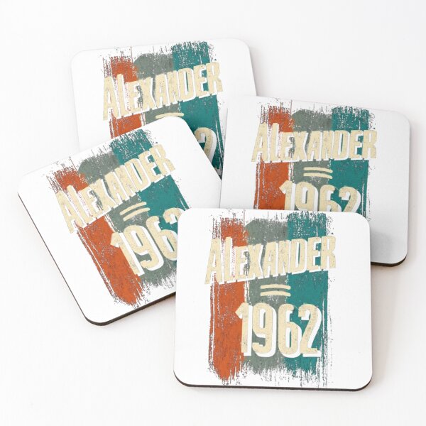 Item preview, Alexander 1962 Vintage Birthday Retro Name Design designed and sold by AlexLineArt.