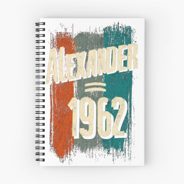 Item preview, Alexander 1962 Vintage Birthday Retro Name Design designed and sold by AlexLineArt.