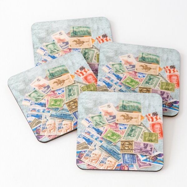 Item preview, Vintage American stamps  designed and sold by Photopat.