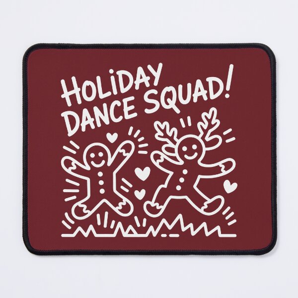 Item preview, Energetic Gingerbread Dance Scene with Reindeer Twist designed and sold by SplashTastic.