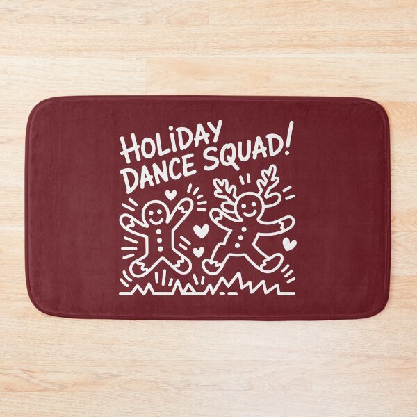 Item preview, Energetic Gingerbread Dance Scene with Reindeer Twist designed and sold by SplashTastic.