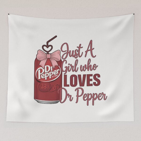 Item preview, Just a Girl who loves Dr. Pepper designed and sold by badreeder.