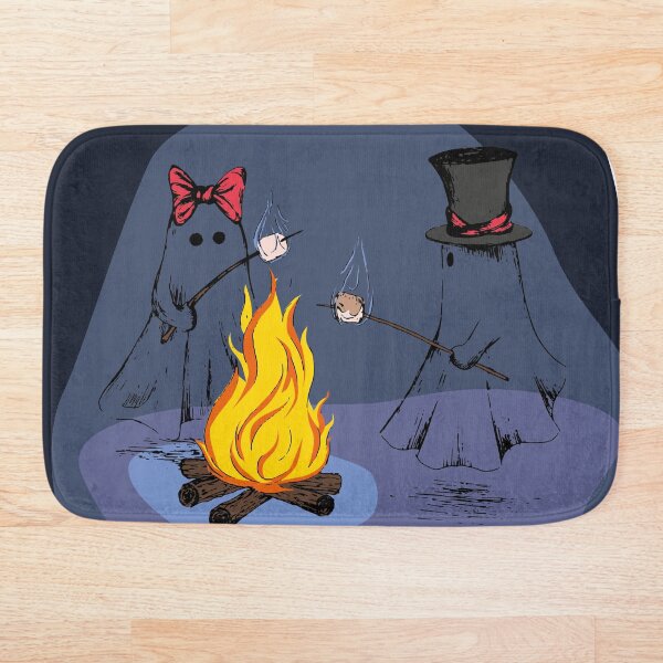 Item preview, Ghosts at the campfire – sweet spooky adventure designed and sold by VJG ILLUSTRATION.