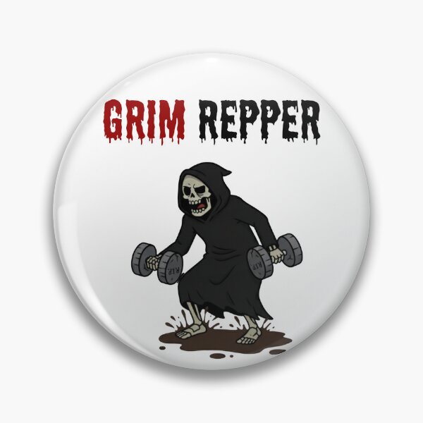Item preview, Grim Repper - Funny Gym Design designed and sold by NateSells.