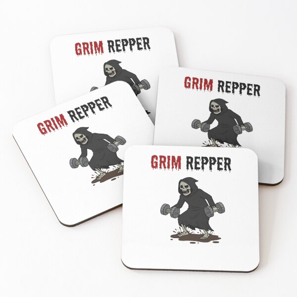 Item preview, Grim Repper - Funny Gym Design designed and sold by NateSells.