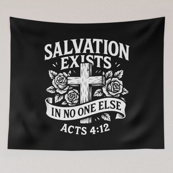 Item preview, Acts 4:12 Salvation Exists In No One Else designed and sold by plushism.