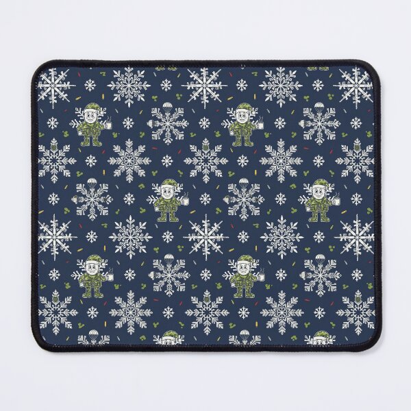 Item preview, Tactical Snowflake Camo, Funny Army Christmas Pattern on Navy Blue designed and sold by Kubala.