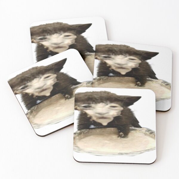 Item preview, cat stepping in milk meme designed and sold by Shrewd Mood.