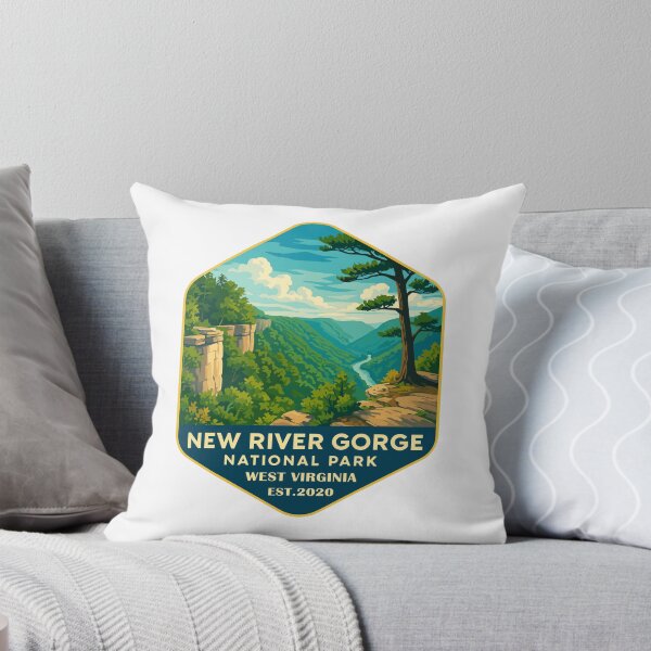 Item preview, New River Gorge National Park Retro Bridge Sticker designed and sold by Ismeal Von.