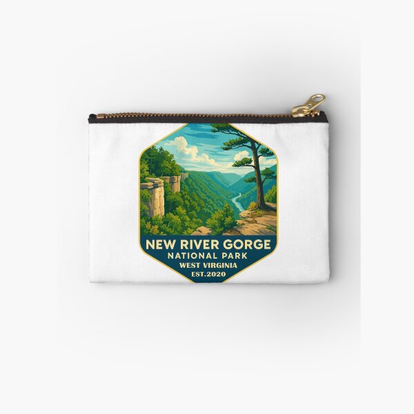 Item preview, New River Gorge National Park Retro Bridge Sticker designed and sold by Ismeal Von.