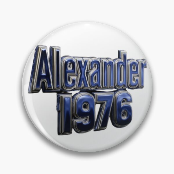 Item preview, Alexander 1976 Classic Retro Name Design designed and sold by AlexLineArt.
