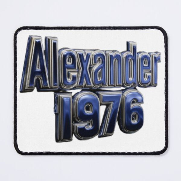 Item preview, Alexander 1976 Classic Retro Name Design designed and sold by AlexLineArt.