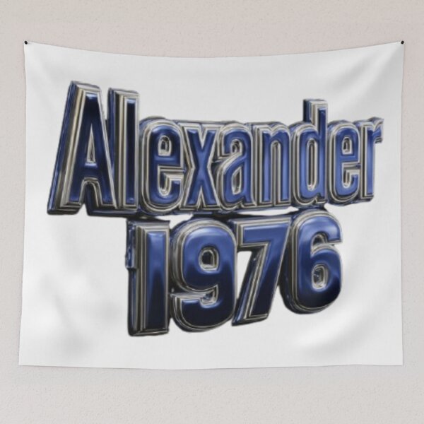 Item preview, Alexander 1976 Classic Retro Name Design designed and sold by AlexLineArt.