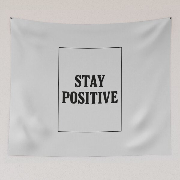 Item preview, Stay Positive – Bold Minimal Typography designed and sold by EcoArtTees.