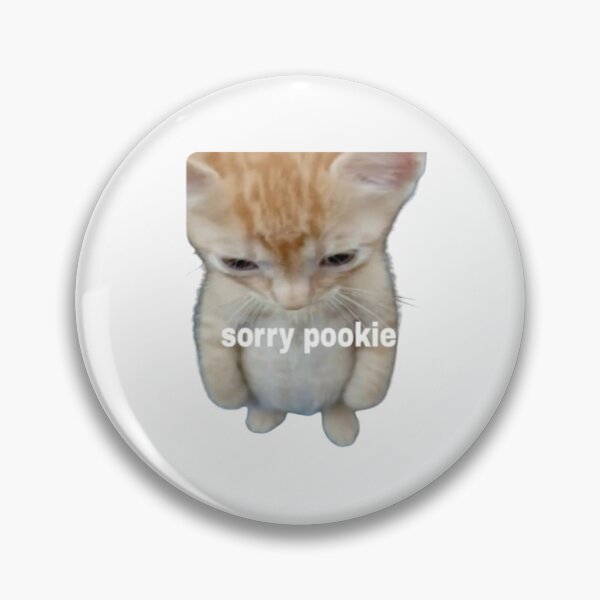 Item preview, cute cat with belly, sorry pookie designed and sold by Shrewd Mood.