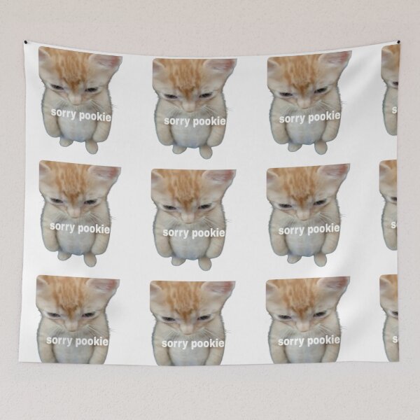 Item preview, cute cat with belly, sorry pookie designed and sold by Shrewd Mood.