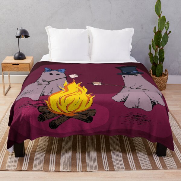 Item preview, Ghosts at the Campfire – Sweet Spooky Adventure, Version 2 designed and sold by VJG ILLUSTRATION.