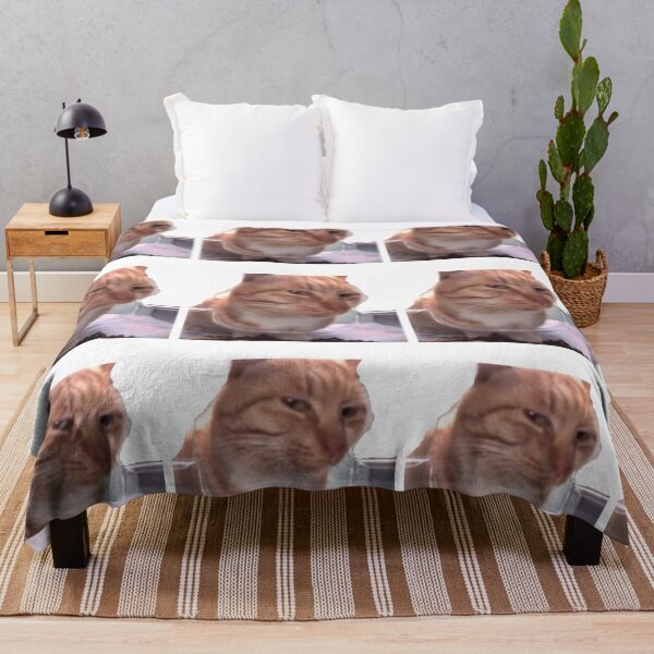 Item preview, suspicious cat meme designed and sold by Shrewd Mood.
