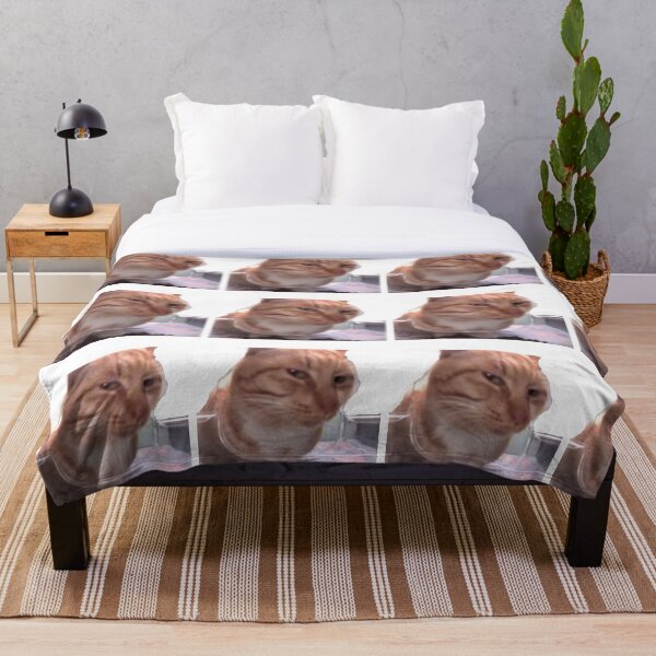 Item preview, suspicious cat meme designed and sold by Shrewd Mood.