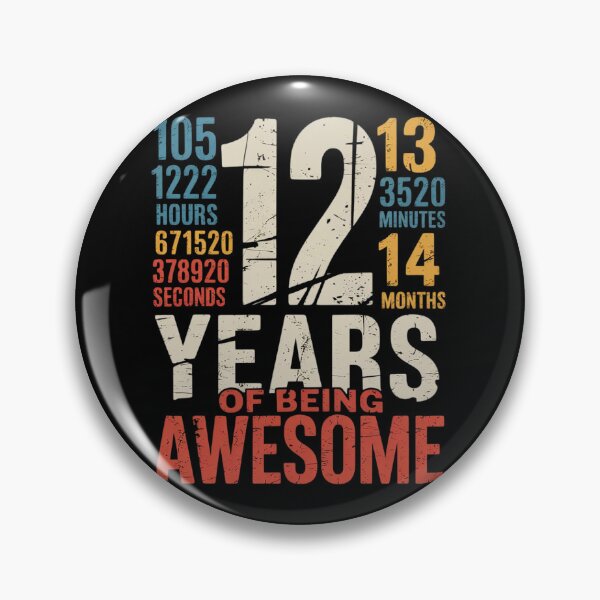 Item preview, 12 Years 144 Months Of Being Awesome 12th Birthday  designed and sold by MathisBellanger.